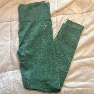 Gymshark teal speckled leggings